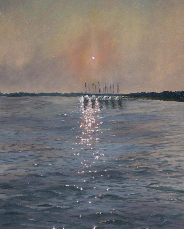 “Difference of Perspective” by Kayla DeVito, a local Beaufort artist.